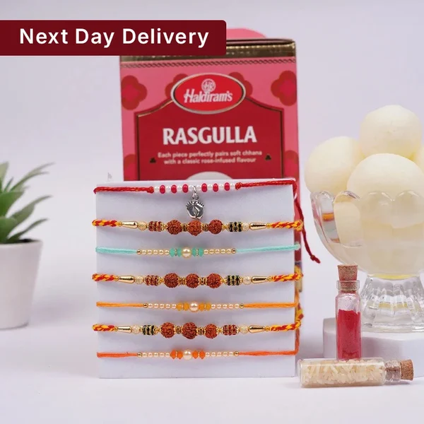 Grand Family Rakhi Rasgulla Celebration Pack