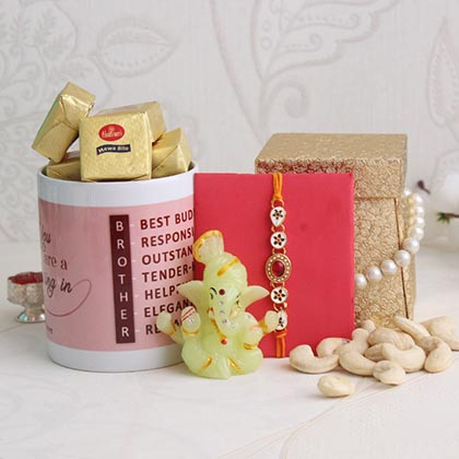 Blissful & Healthy Rakhi Combo