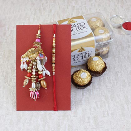Bhai Bhabhi Rakhi with Ferrero Rochers