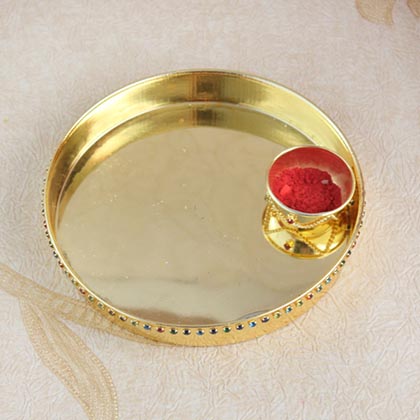 Set of 4 Rakhis with Tasty Delights