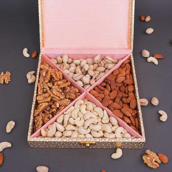 Ganesha Rakhi and Dryfruits Box Next Day Delivery