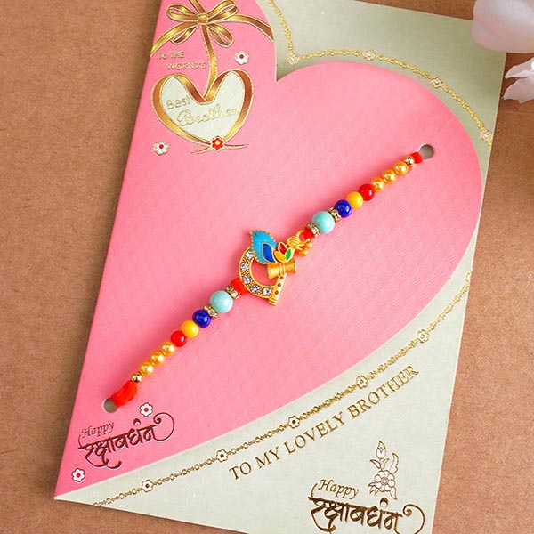 Set of 5 Rakhi with Ferrero Rocher Next Day Delivery