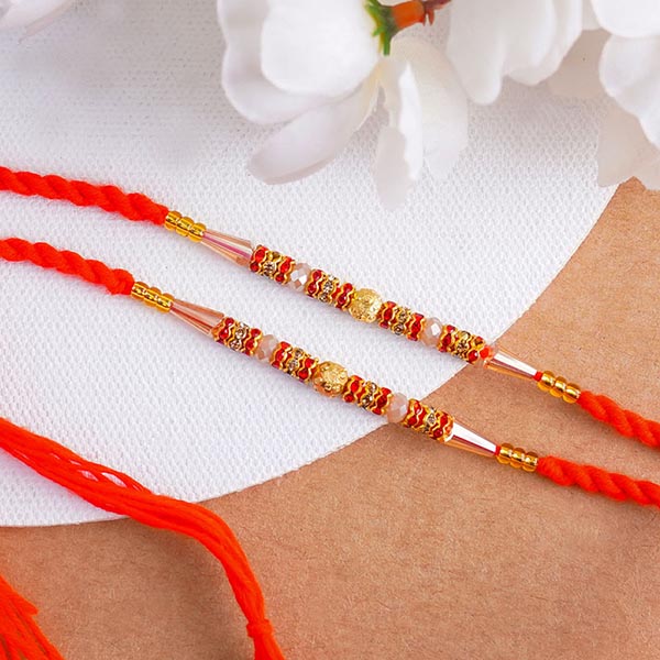 Set of 5 Rakhi with Ferrero Rocher Next Day Delivery