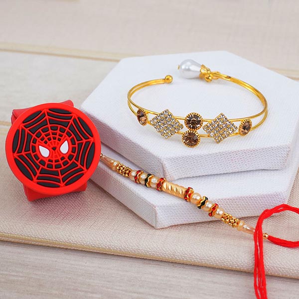 Bhaiya Bhabhi Rakhi N Kid’s Rakhi with Chocolates Next Day Delivery