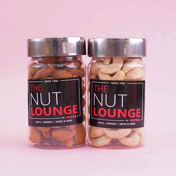 AD Rakhi with The Nut Lounge Dry Fruits in Signature Box Next Day Delivery