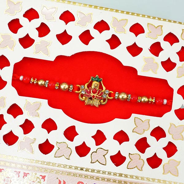 Mahadev Rakhi with Dry Fruits Gift Hamper Next Day Delivery