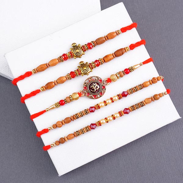 Stylish Swastik Rakhi Next Day Delivery