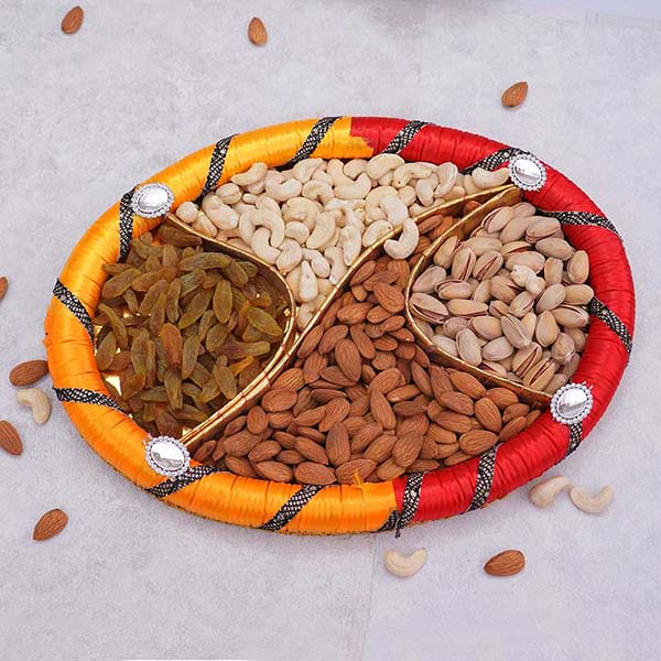 Dryfruit Platter 4 Brothers  Next Day Delivery