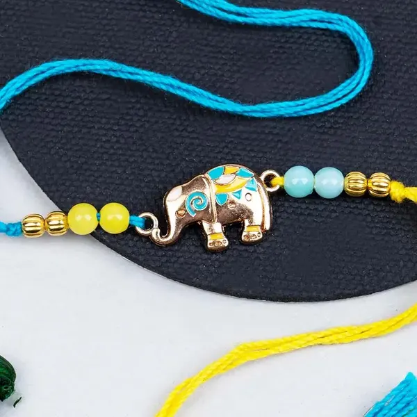 Elephant Rakhi with Ferrero Rocher Chocolate