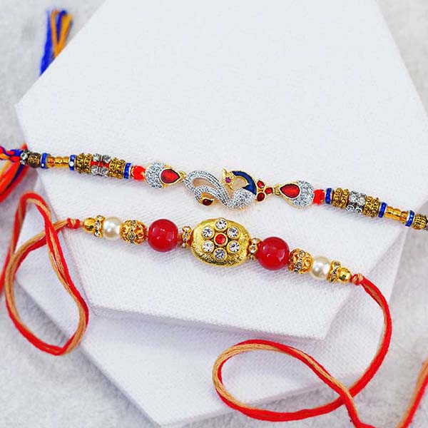 Designer Rakhi with Bottle N Buddha Statue Gift Hamper Same Day Delivery In Delhi NCR