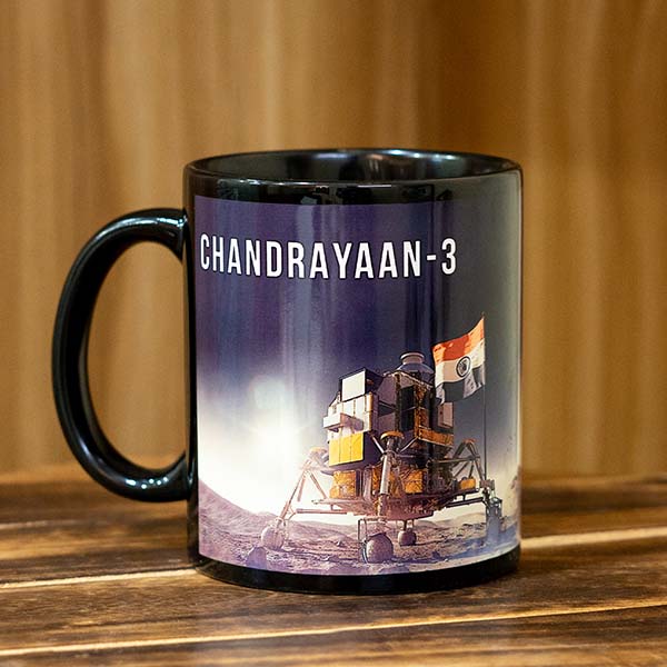 Kundan Rakhi with Chandrayaan 3 Mug Same Day Delivery In Delhi NCR