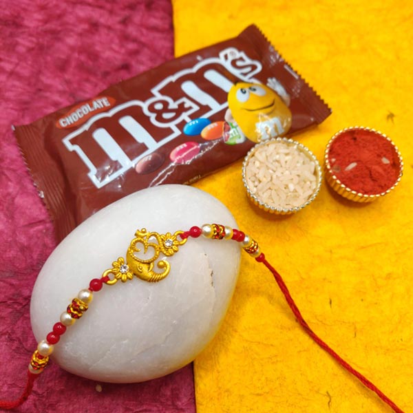 Ganesha Rakhi with M&M