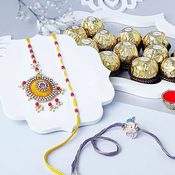 Beloved Family Rakhi Ties N Ferrero Collection