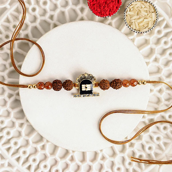 Divine Shiva Rudraksha Rakhi