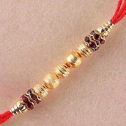 Golden Touch Traditional Rakhi