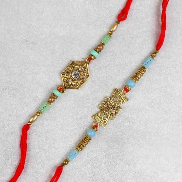 Majestic Royal Rakhi Set For UK