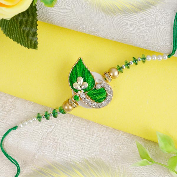 Evil Eye Fancy Beads Rakhi For UK