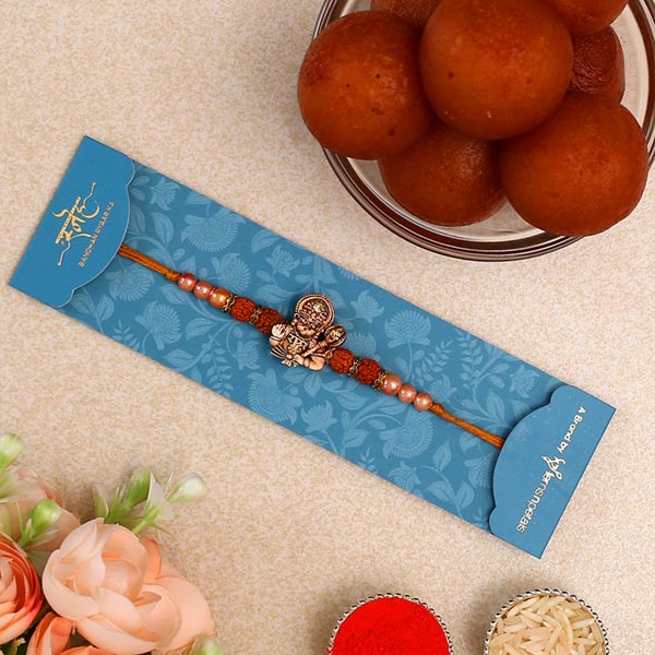Hanuman Rudraksha Rakhi & Gulab Jamun