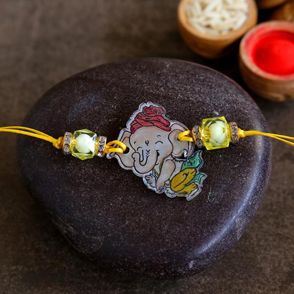 Divine Bal Ganesha Rakhi For Kids - Dubai