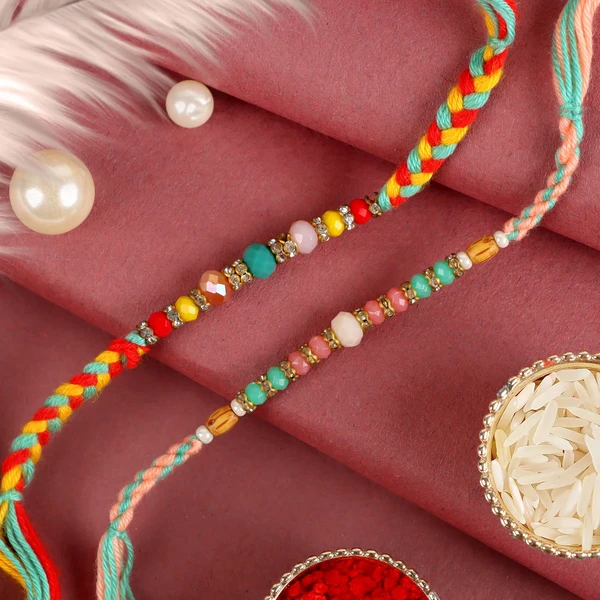 Beads Rakhi Set
