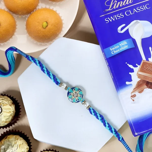 Evil Eye Rakhi Chocolate Sweet Combos