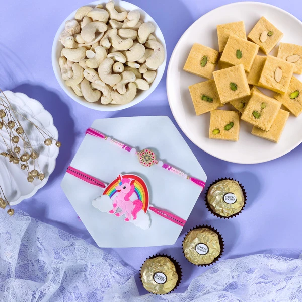 Magnificent 2 Set of Rakhi Hamper