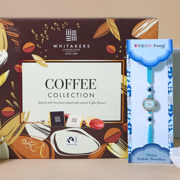 Evil Eye Rakhi Coffee Chocolate Box