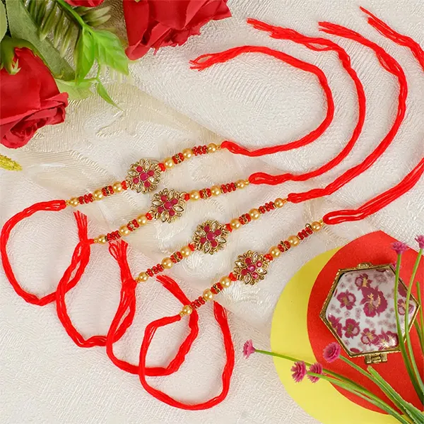 Magnificent 4 Set of Rakhi For UK