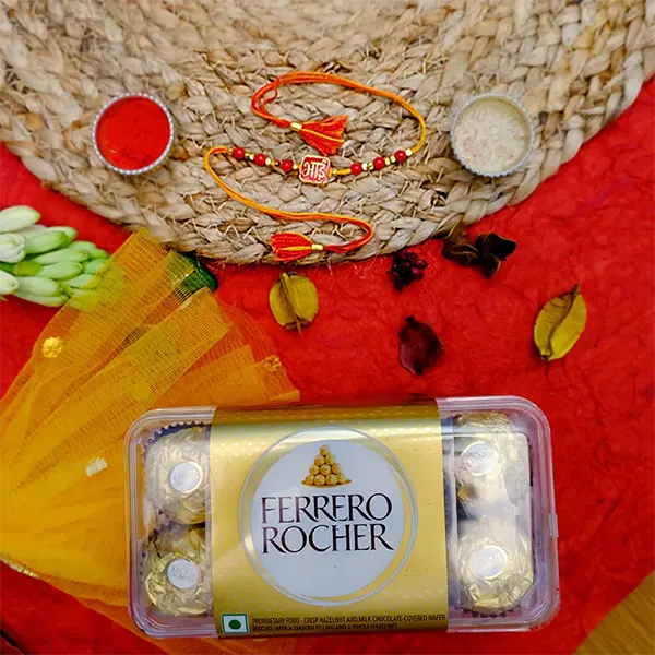 Bhai Rakhi with Ferrero