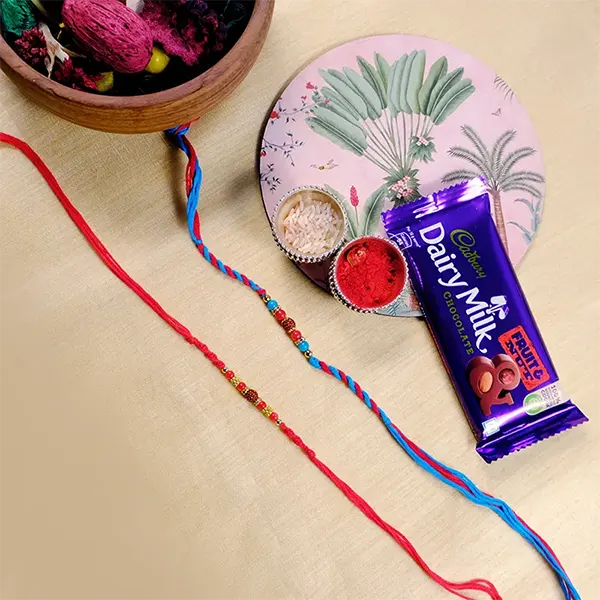 Tranquil Charm Rakhi Set