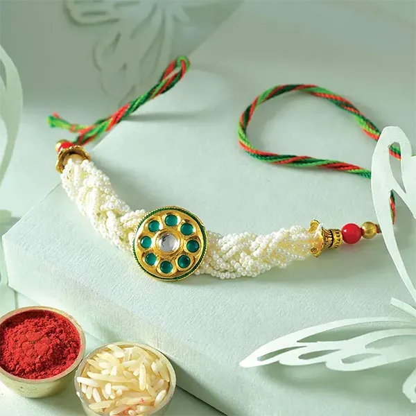 Royal Rakhi with Rasgulla and Gulabjamun for USA Brother