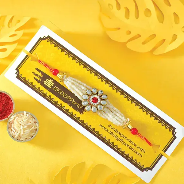 Rakhi Moments Gift Set and 200gm Kaju Katli for Brother in USA