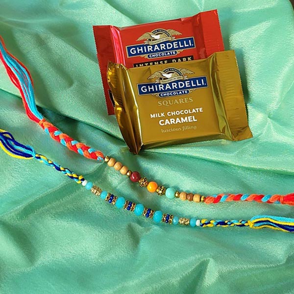 Dual Ghirardelli Rakhi Set