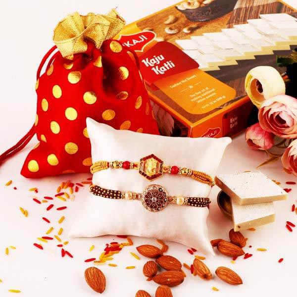 Spiritual Rakhis & Kaju Katli, Almond