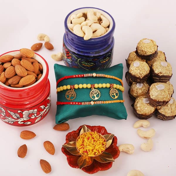 Stunning Thread of Protection Rakhi Gifts to USA