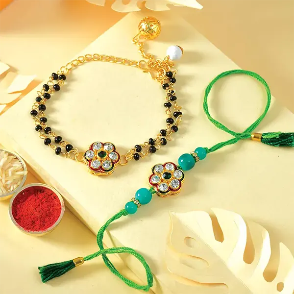 Regal Rakhi Pair for Bhaiya-Bhabhi