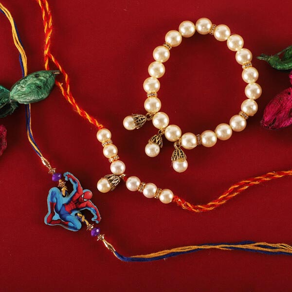 Stunning Bhaiya Bhabhi Rakhi Family Set