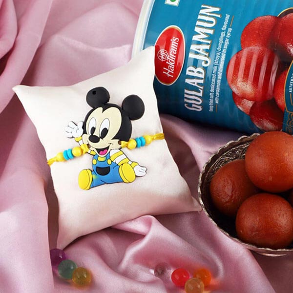 Mickey Rakhi with Gulabjamun