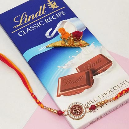 Spiritual Rakhi with Lindt
