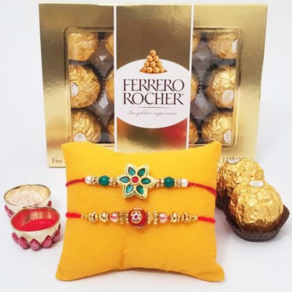 Attractive Rakkhis & Ferrero Rocher