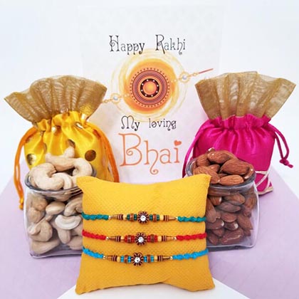 3 Rakhis & Nuts