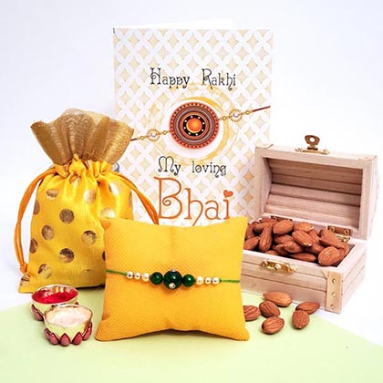 Almonds Rakhi Wishes