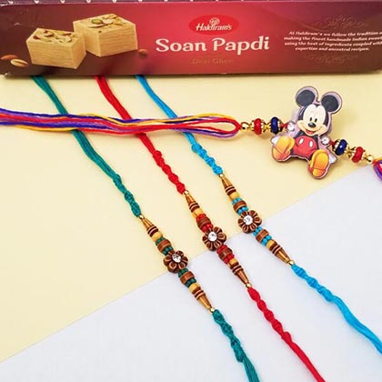 Mickey Rakhi Set with Soan