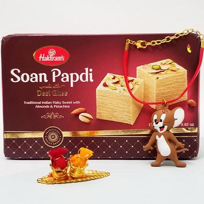 Jerry Rakhi with Soan Papdi 250gm