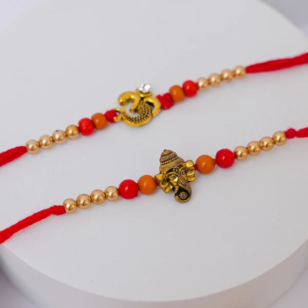 Premium Rakhi Duo with Dry Fruits