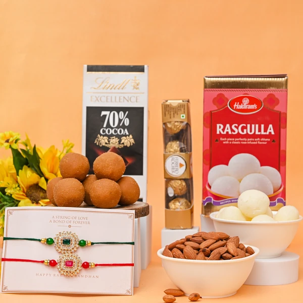 Premium Rakhi Hamper for Two Brothers