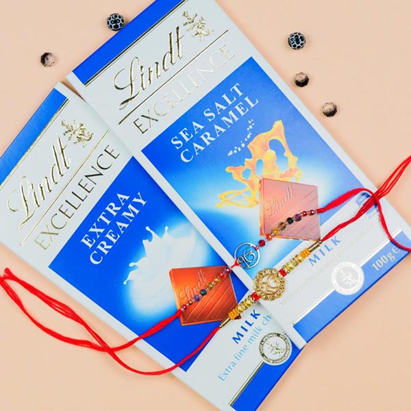 Two Onkar With Lindt Bars