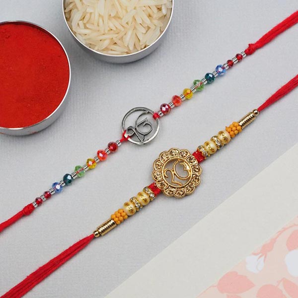 Set of 2 Ek Onkar Rakhis Australia