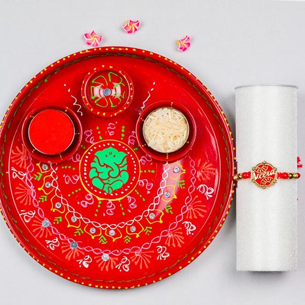 Veera Rakhi With Ganesha Pooja Thali to Australia