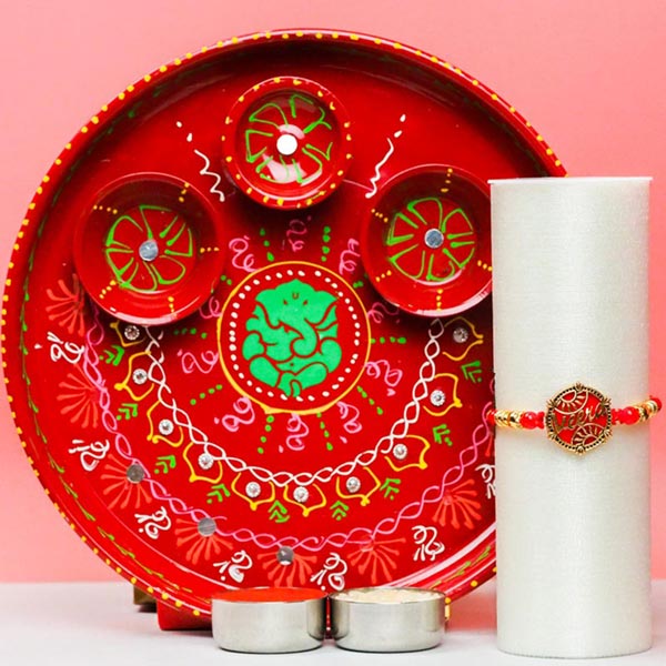 Veera Rakhi With Ganesha Pooja Thali to Australia